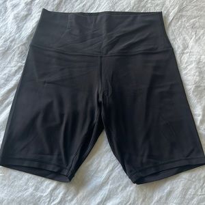 Lululemon align 8 inch shorts. Color is black